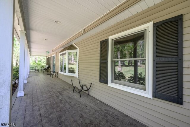 49 Sliker Rd, Lebanon Twp, NJ 08826 - view of covered porch