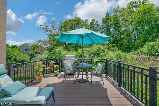 9 Corda Ln, Warren Twp, NJ 07059 - view of deck