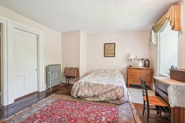 19 E Mill Rd, Washington Twp, NJ 07853 - bedroom with radiator heating unit and wood finished floors