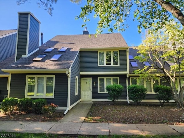 69 Village Dr, Bernards Twp, NJ 07920 - multi unit property with a chimney and roof with shingles