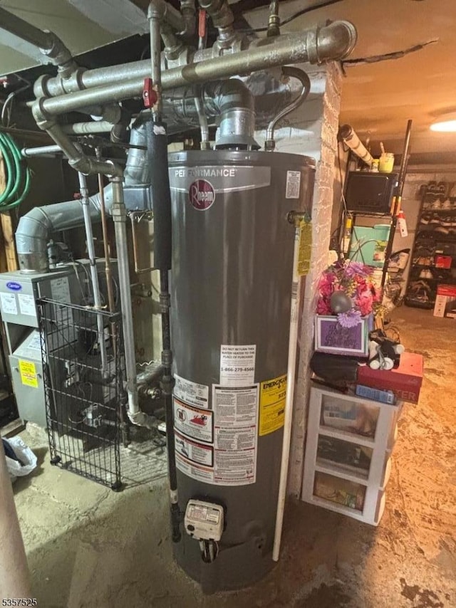18 Park Dr N, West Orange Twp, NJ 07052 - utility room featuring water heater
