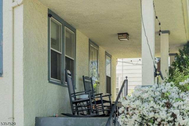 view of patio / terrace featuring covered porch