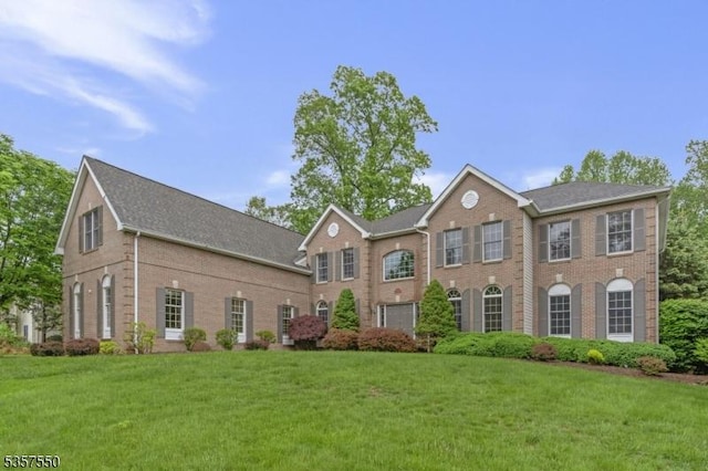 102 Independence Dr, Bernards Twp, NJ 07920 - colonial home with brick siding and a front lawn