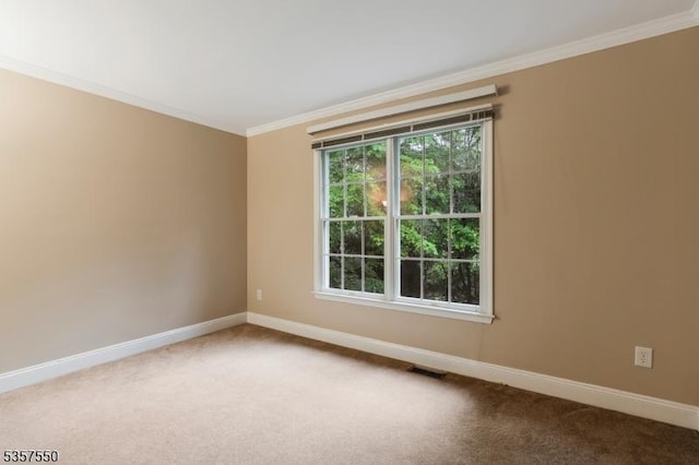 102 Independence Dr, Bernards Twp, NJ 07920 - unfurnished room featuring carpet floors, baseboards, and ornamental molding