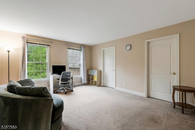 102 Independence Dr, Bernards Twp, NJ 07920 - carpeted living area featuring baseboards