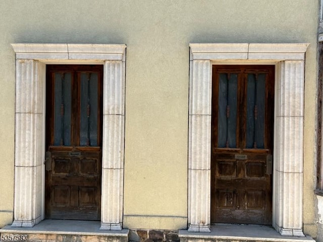 17-21 S Union St, Lambertville City, NJ 08530 - view of exterior entry featuring stucco siding