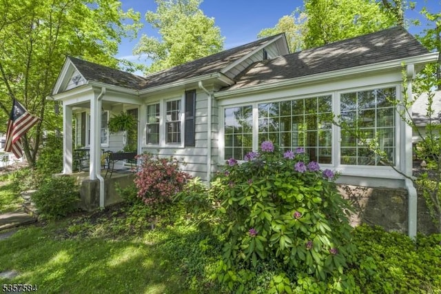 view of home's exterior