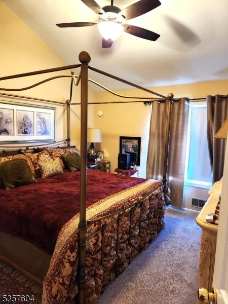 115 Seminole Rd Unit 115, Andover Twp, NJ 07848 - bedroom with carpet and a ceiling fan