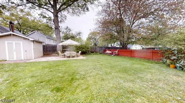 2764 Meister Ave, Union Twp, NJ 07083 - view of yard with a patio area and an outdoor structure