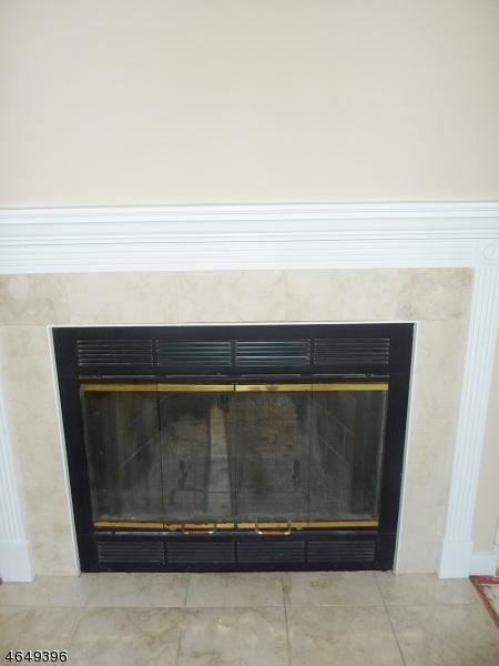 detailed view of a fireplace