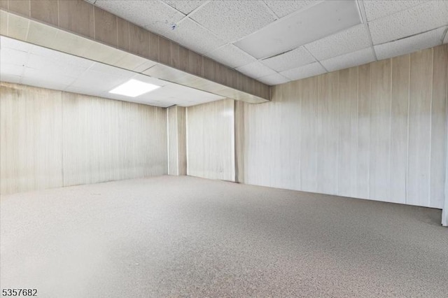 287 Cheyenne Rd, Andover Twp, NJ 07848 - finished basement with a paneled ceiling