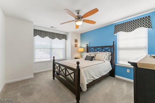 8 Lupine Ln, Allamuchy Twp, NJ 07840 - bedroom featuring carpet flooring, baseboards, and ceiling fan