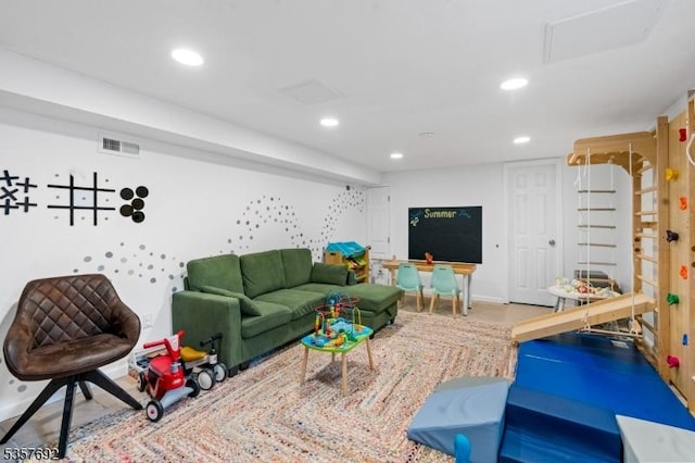 77 E Main St, Mendham Boro, NJ 07945 - living area featuring recessed lighting