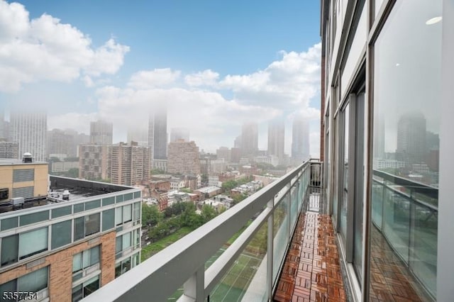 201 Marin Blvd Unit 1507, Jersey City, NJ 07302 - balcony with a skyline view