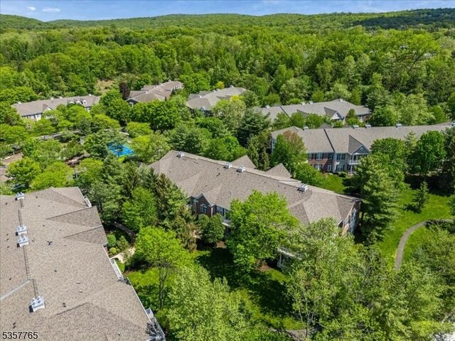 1302 Four Seasons Dr, Wayne Twp, NJ 07470 - aerial perspective of suburban area with a forest