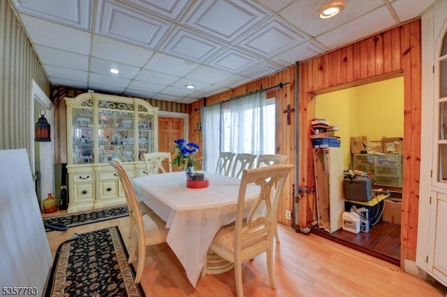 111 Long Hill Rd, Little Falls Twp, NJ 07424 - dining space featuring light wood finished floors