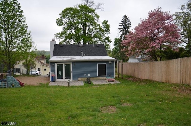 5 Fairview Ave, Mine Hill Twp, NJ 07803 - back of house with a chimney
