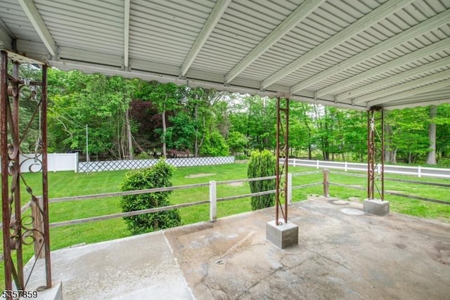 25 Pequannock Ave, Pequannock Twp, NJ 07440 - view of patio / terrace with view of scattered trees