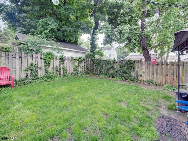view of yard
