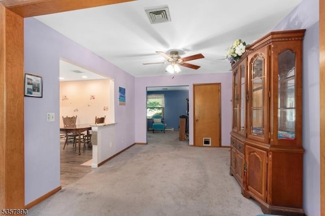 125 Annandale High Bridge Rd, Clinton Twp, NJ 08801 - hall featuring light carpet and baseboards