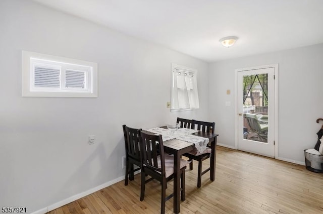202 Linden Ave, Verona Twp, NJ 07044 - dining space with light wood-type flooring and baseboards