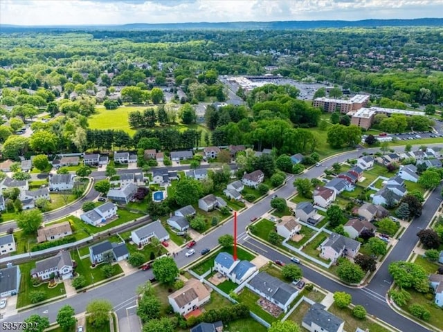 aerial overview of property's location