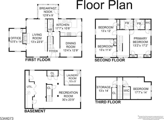 537 Summit Ave, Maplewood Twp, NJ 07040 - property floor plan