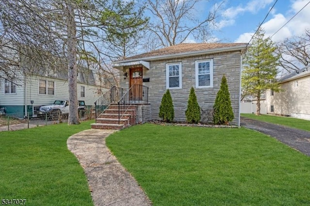1218 Kline Pl, Rahway City, NJ 07065 - view of front of home featuring stone siding