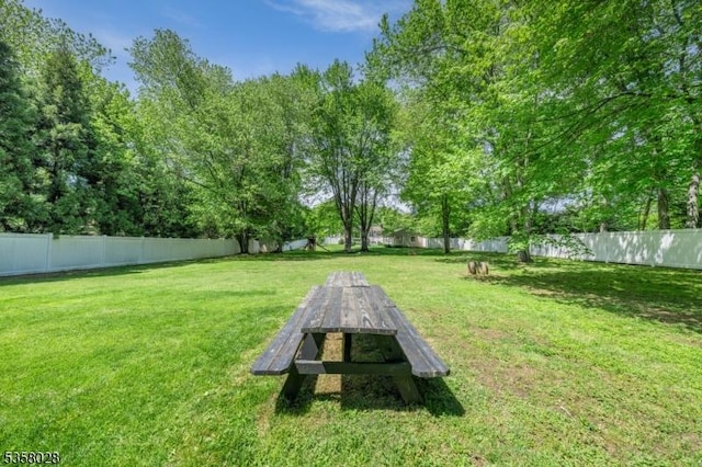 view of yard