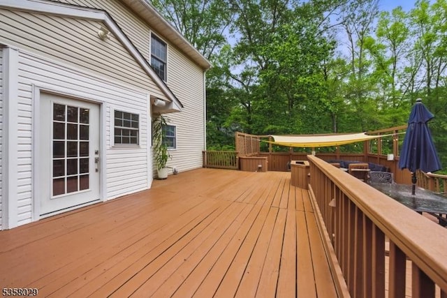 21 Sheep Hill Rd, Boonton Twp, NJ 07005 - view of deck