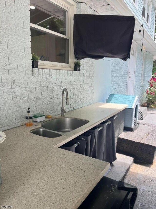 64 Dater St, North Haledon Boro, NJ 07508 - view of patio / terrace with a sink