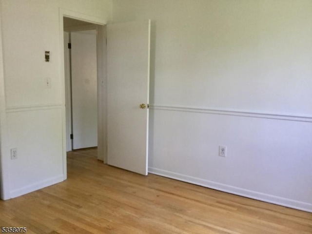 78 Hillside Ter, Green Twp, NJ 07821 - unfurnished room with light wood-style floors and baseboards