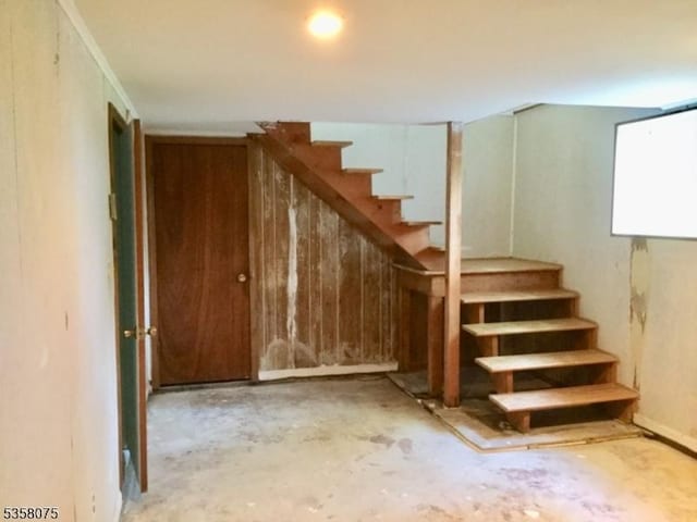 78 Hillside Ter, Green Twp, NJ 07821 - basement with stairway