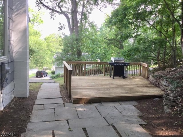 78 Hillside Ter, Green Twp, NJ 07821 - deck with grilling area