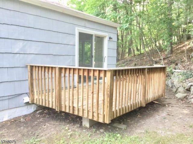78 Hillside Ter, Green Twp, NJ 07821 - view of deck