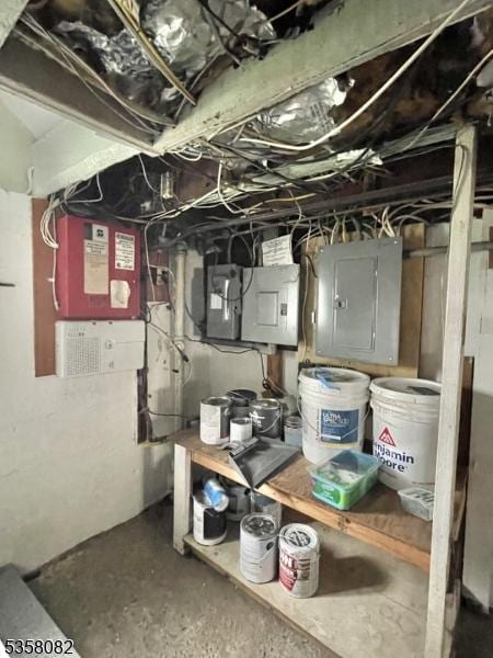 277 Watchung Ave, North Plainfield Boro, NJ 07060 - unfinished below grade area featuring electric panel