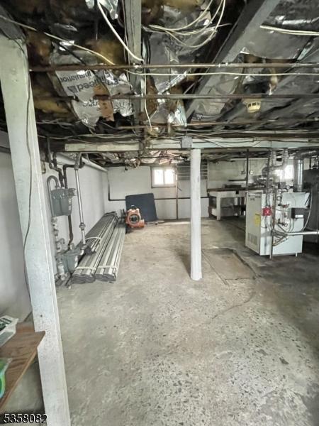 277 Watchung Ave, North Plainfield Boro, NJ 07060 - basement with gas meter
