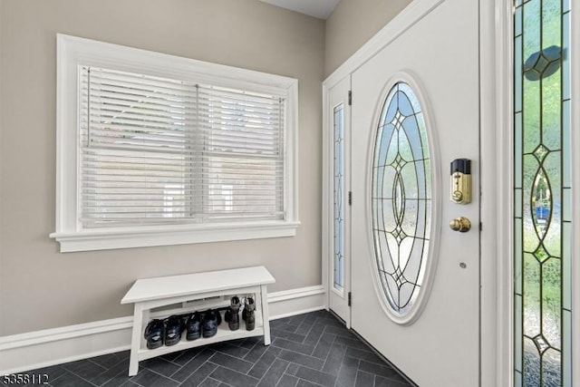 208 W Milton Ave, Rahway City, NJ 07065 - entryway featuring healthy amount of natural light and baseboards