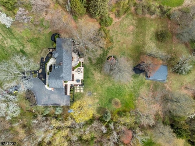 view from above of property