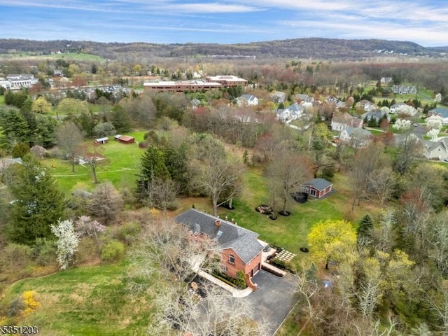 view from above of property