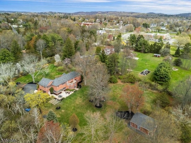 aerial view of property and surrounding area