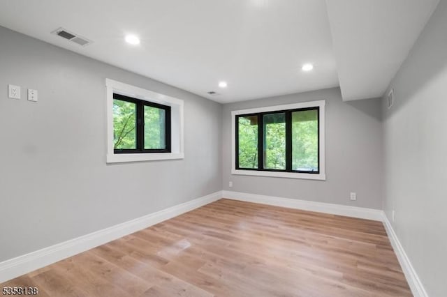 19 Village Way Unit 7H, Vernon Twp, NJ 07462 - spare room with plenty of natural light, light wood-style flooring, baseboards, and recessed lighting