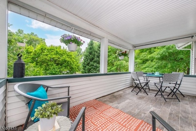 132 Linden Ave, Glen Ridge Boro Twp, NJ 07028 - wooden deck with outdoor dining space