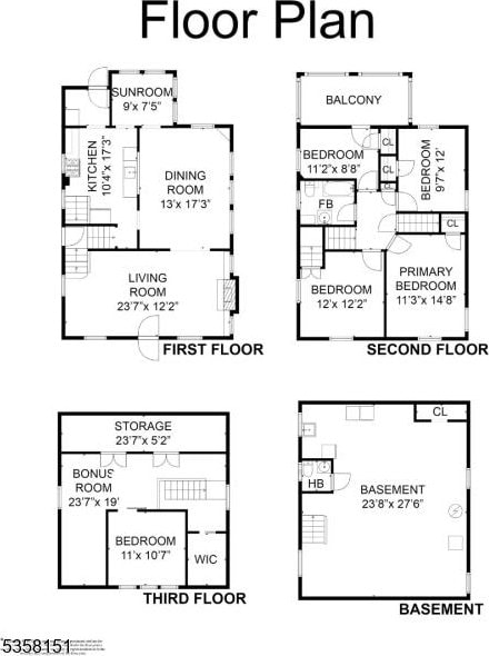 132 Linden Ave, Glen Ridge Boro Twp, NJ 07028 - home floor plan