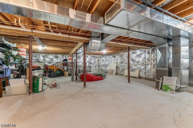 109 Samson Dr, Raritan Twp, NJ 08822 - unfinished below grade area featuring heating unit