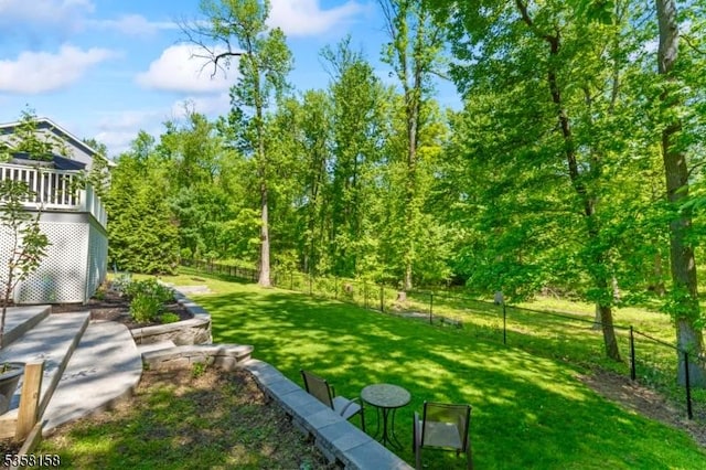view of yard