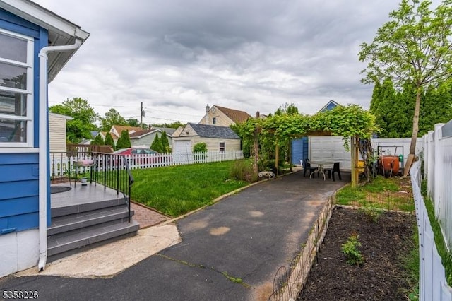 view of yard