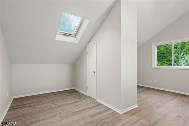 3 Telemark Dr Unit 10, Vernon Twp, NJ 07462 - bonus room with a skylight, wood finished floors, lofted ceiling, and baseboards