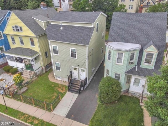 227 N Center St, City Of Orange Twp, NJ 07050 - aerial perspective of suburban area