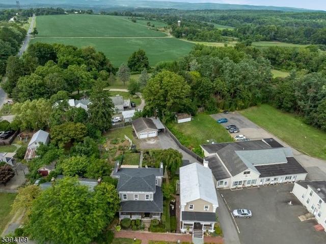 aerial view of property's location